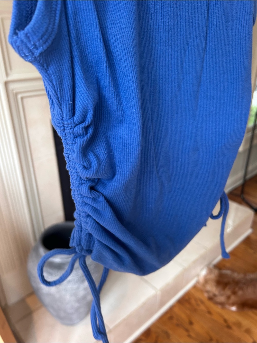 Princess Polly Royal Blue Ribbed Tank - Picture 3 of 3